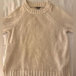 Aerie Beige/Cream XS cable knit sweater